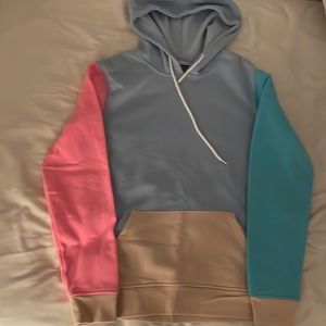 New never worn multi colored  hoodie